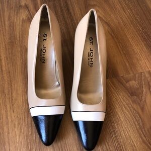 Vintage St. John color block heels
